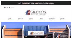 Desktop Screenshot of graysonrecovery.com